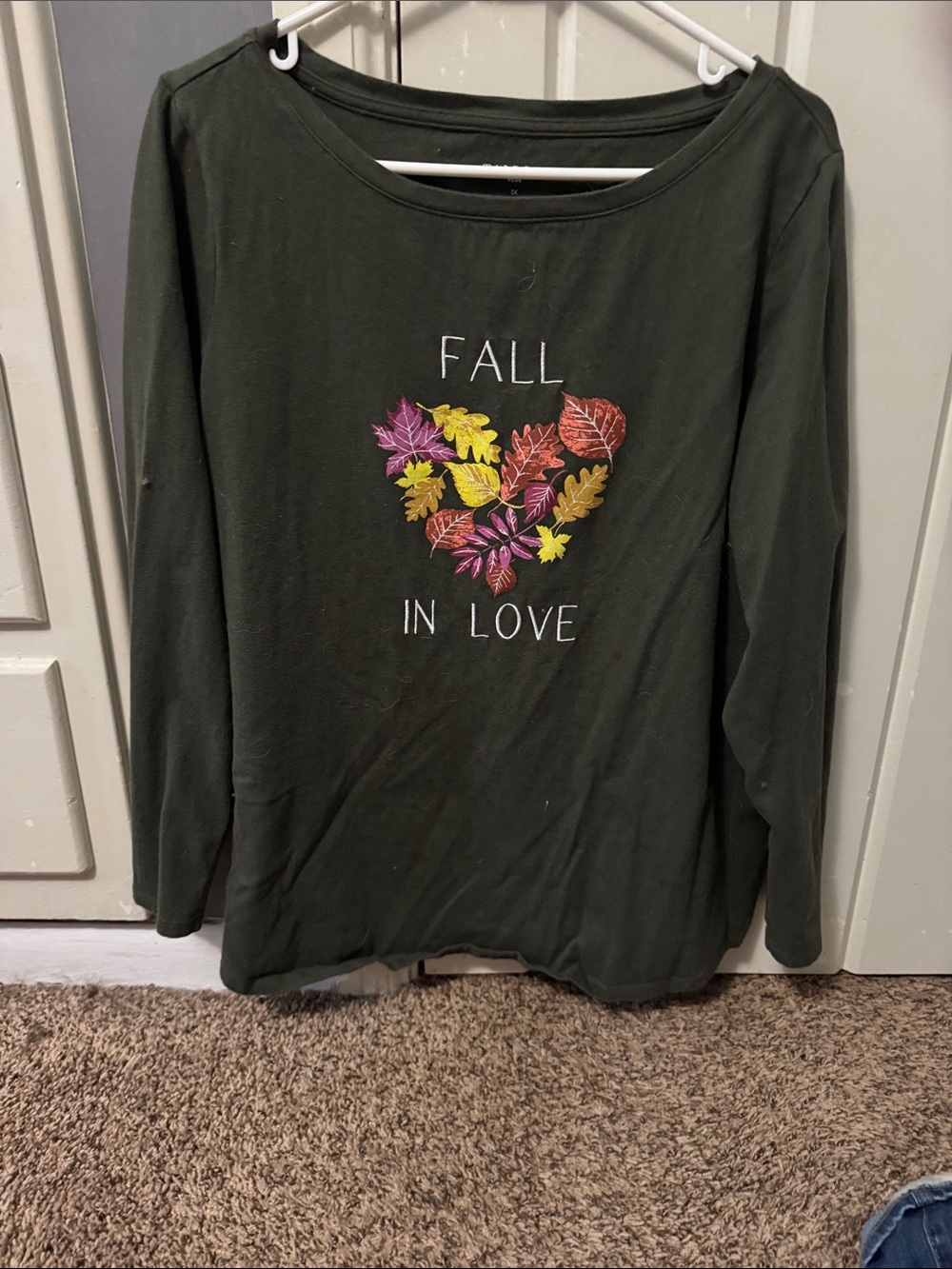 Talbots Dark Green Crewneck Top